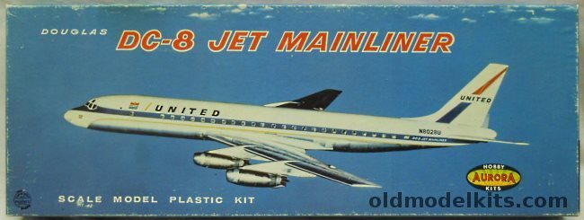 Aurora 1/103 DC-8 Jet Mainliner United Air Lines, 387-249 plastic model kit